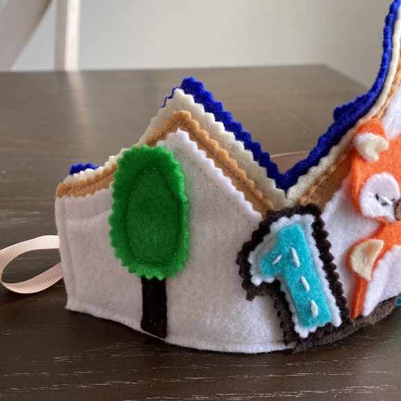 1st Birthday Crown - Woodland/Fox Theme - Picture 4 of 5
